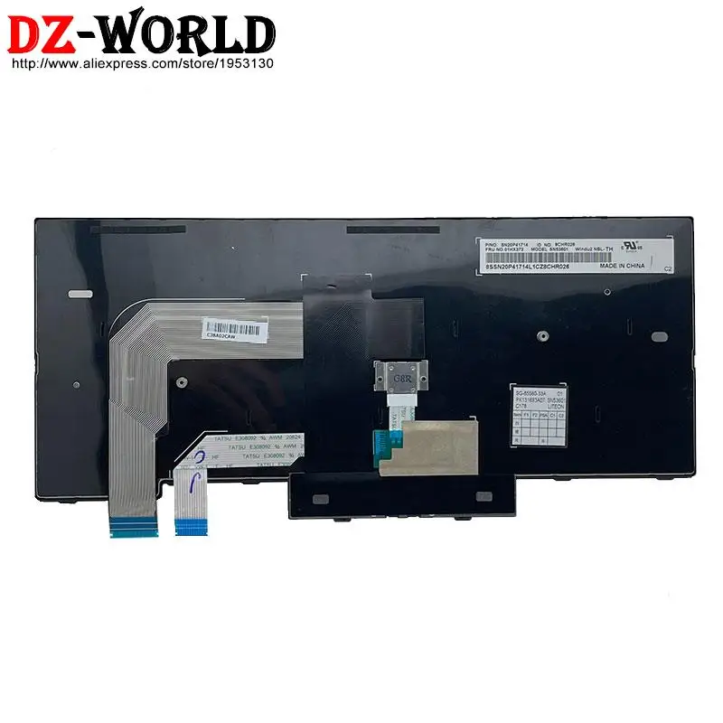 Cfa Tuf Teclado para Lenovo Thinkpad T470 T480 A475 A485 Laptop Russo Coreano Tailandês 01ax446 01ax387 01ax396 us ru kr lt th - Imagem 2