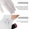 1Pc Left Right Hand Men’s Golf Glove Anti-Slip Nanoscale Cloth With Breathable Airhole,Fits For All Weather love golf 5