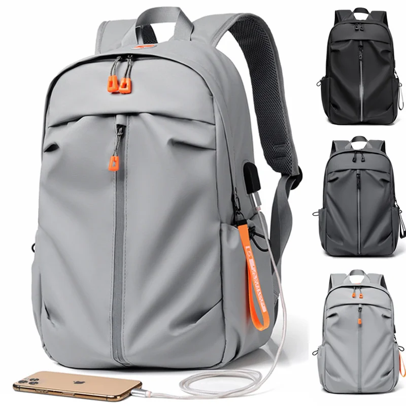 

Дорожный рюкзак унисекс для мужчин, деловой ранец из ткани Оксфорд для компьютера, студенческий вместительный рюкзак для ноутбука