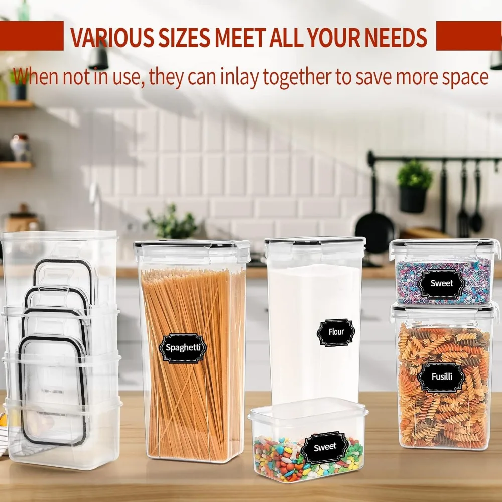 Airtight Food Storage Container Set - 24 Piece, Kitchen & Pantry  Organization US