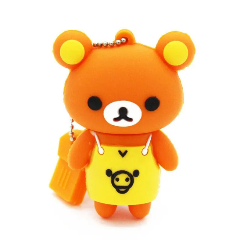 thumbnail image 1 of JASTER Cute Bear USB Flash Drives 64GB Cartoon Pen Drive 32GB Creative Gifts for Kids Memory Stick 16GB Free Key Chain U disk, 1 of 5