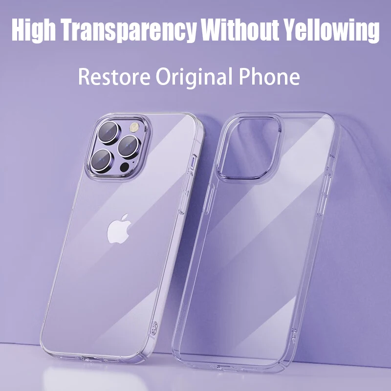 Ultra Thin Clear Phone Case - Soft TPU Silicone Transparent Back Cover