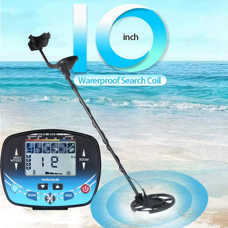 MD910B Metal Detector Underground Professional Depth 2 5m Search Finder Gold Detector Treasure Detecting Pinpointer Waterproof