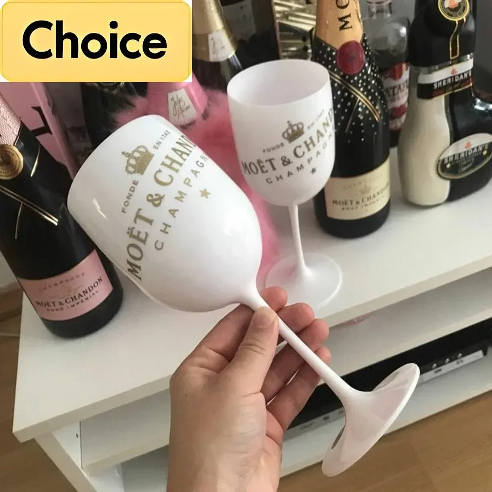 16oz Plastic wine cup Champagne Cocktail White Pink Cup Party Supplies Portable Reusable Mug Desktop Decoration