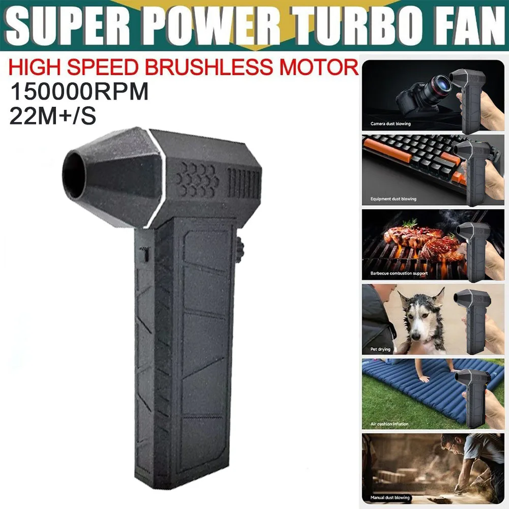 

1pc Mini Jet Blower 150000 RPM Violent Turbofan For Cleaning Outdoor Equipment Computers Keyboards Pet Hair Tools Accessssories