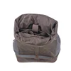 New vintage wash canvas men's backpack waterproof large capacity roll top expansion backpack men's outdoor hiking bag 4