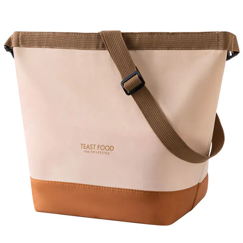 Foldable Lunch Bag with Aluminum Foil Portable Bento Bag Waterproof Thermal Lunchbox Bag Large Capacity for Camping Picnic