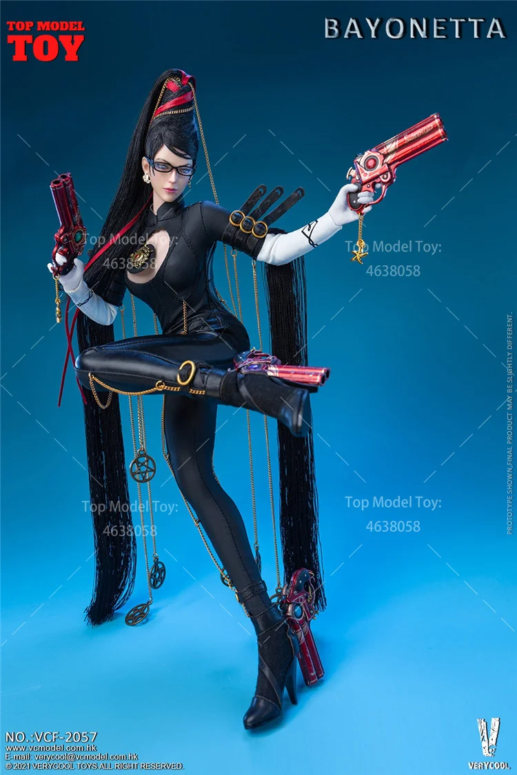 VERYCOOL 1/6 VCF-2057 Magic Girl Bayonetta Action Figure Black