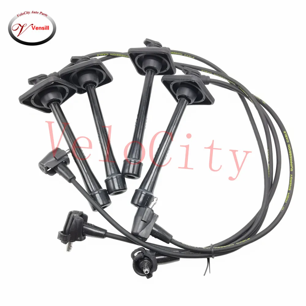 Spark Plug Wire Set Toyota MR2 Celica Corona Camry Carina E RAV4 3SFE 5SFE Part No# 90919-22369 90919-22370 ignition cable set