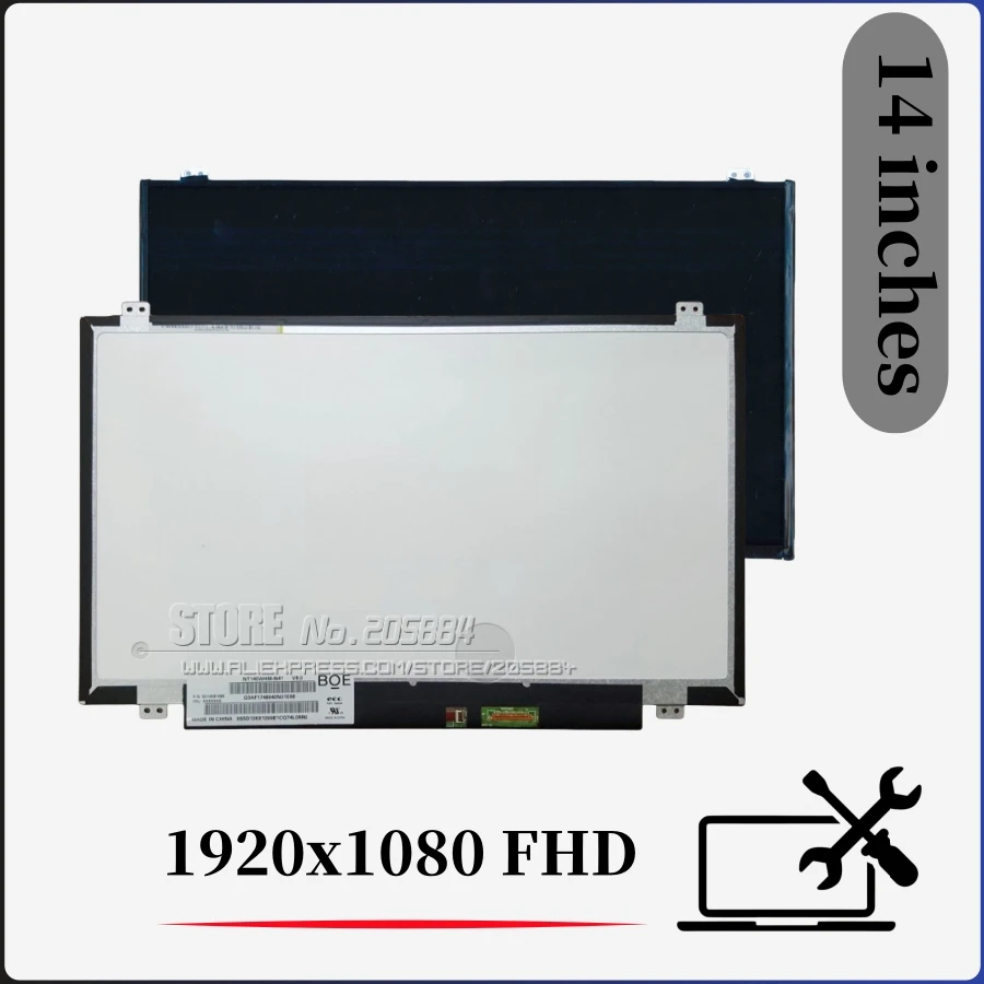 Écran LED 14 Pouces Compatible HP ProBook 440 G8 - 1920x1080 HD - 30 Pins - Neuf