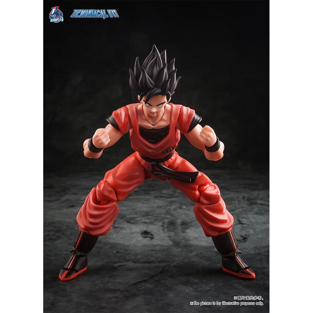 Dragon Ball Super Demoniacal Fit SHF Red martial Artist Super Saiya Son  Goku Head sculpt PVC Action Anime Figure Model Toys