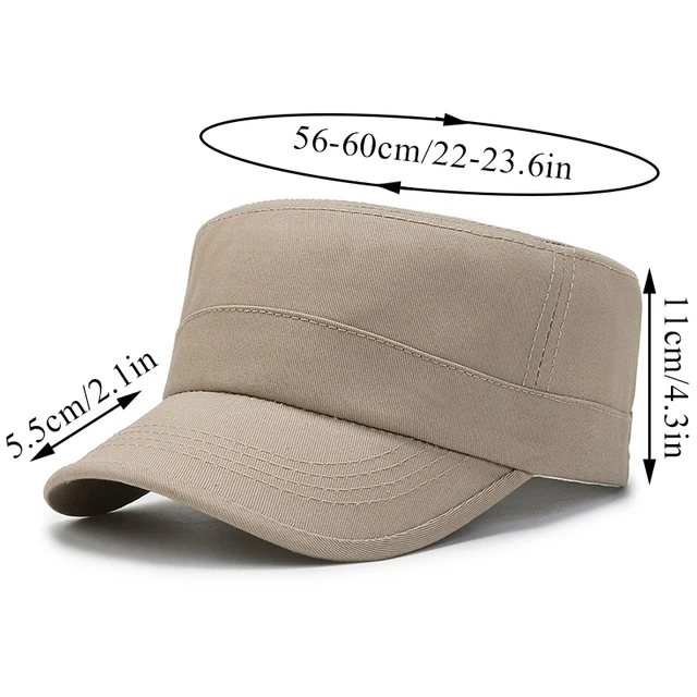 Gorra Militar De Béisbol Para Hombre Cap Táctico De Algodón Moda De Parte  Plana 