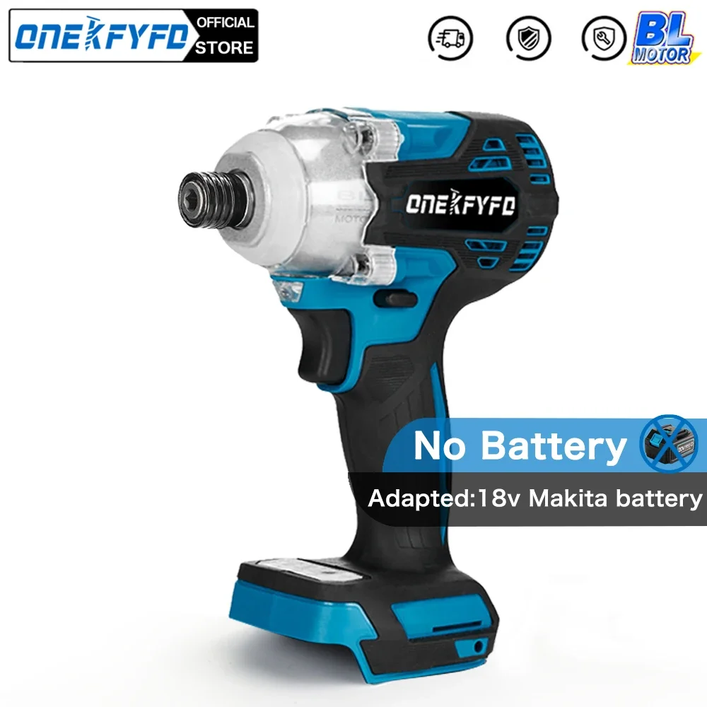 18V Cordless Electric Screwdriver Speed Brushless Impact Wrench Rechargable Drill Driver LED Light For 18V Makita Battery 1pc for gbh2 26 2 22 2 20 electric hammer impact drill switch light electric hammer speed control switch