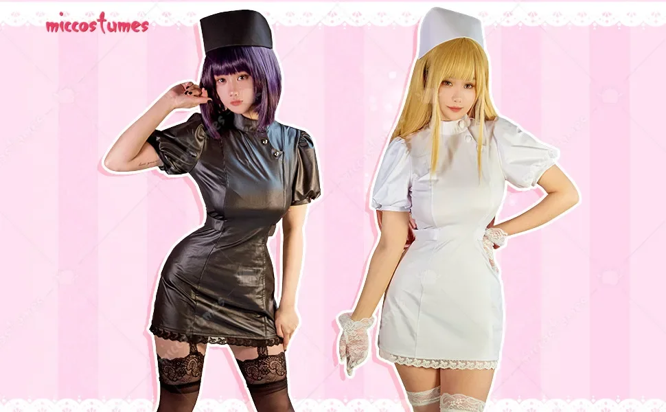 

Women's Cosplay Costume Nurse Costume White for Halloween Cosplay Costume