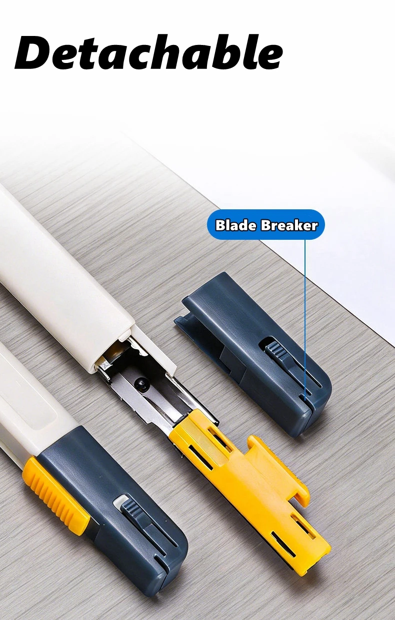 9mm 흔들림 방지 유틸리티 나이프 날카로운 강철 블레이드 박스 커터 자동 잠금 전문 공예 DIY 오프너