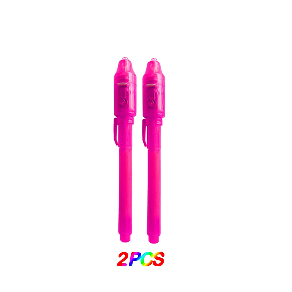 DxJ Lot de 10 stylos espions invisibles avec lumière UV - Marqueurs  magiques pour enfants - Pour message secret et fête d'anniversaire,  écriture de message secret pour Pâques, Halloween, Noël, sac 