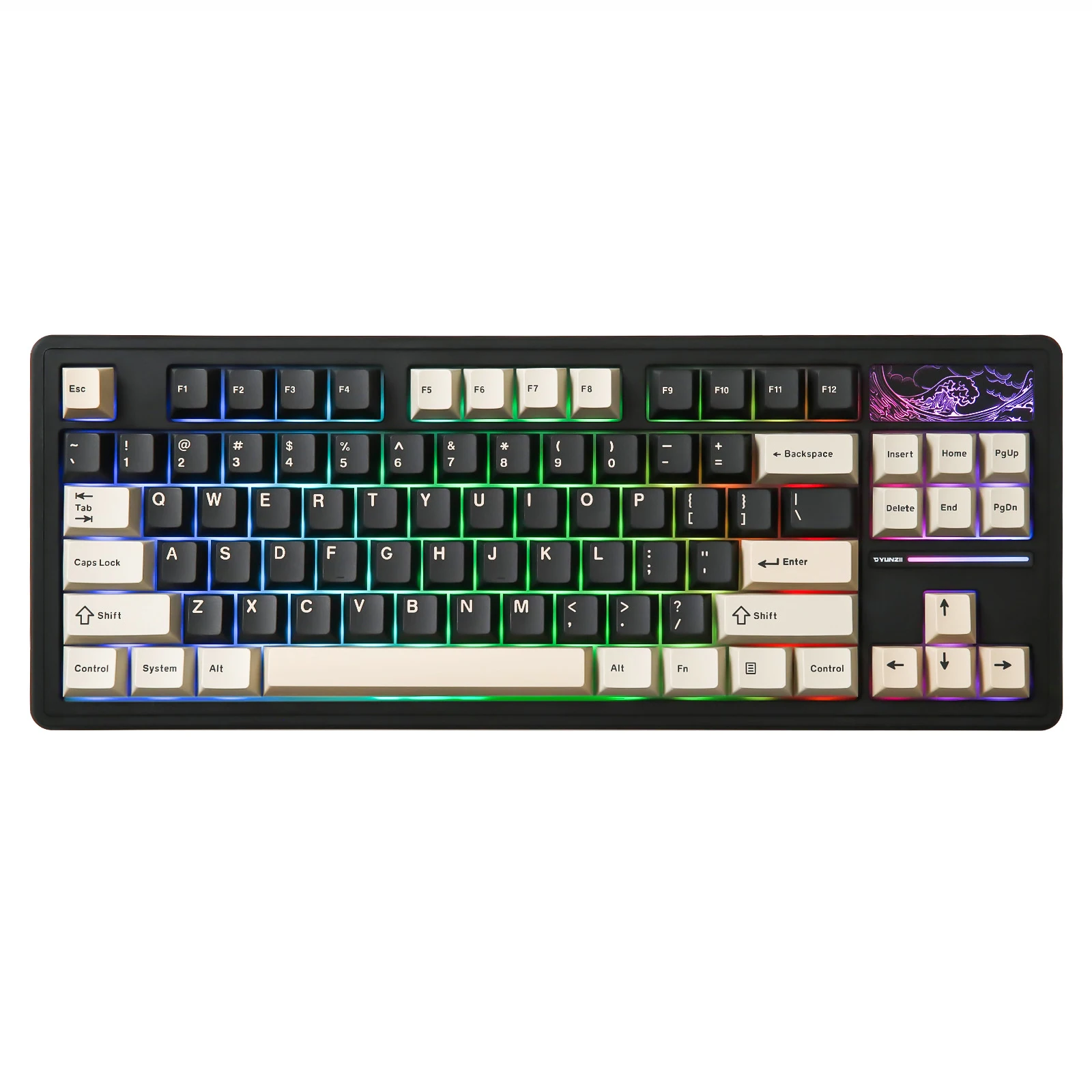 NUZZON KR-751BLK ワイヤレスメカニカルキーボード NUZZON KR-751BLK ワイヤレスメカニカルキーボード （Yunzii