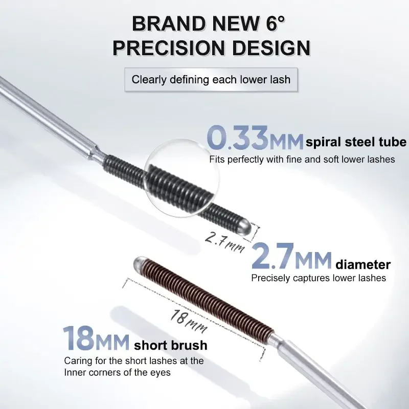 Mascara per ciglia waterproof con fibre di seta, nero, per ciglia lunghe e incurvate, extension per occhi sexy, cosmetici per il trucco._voghion.com