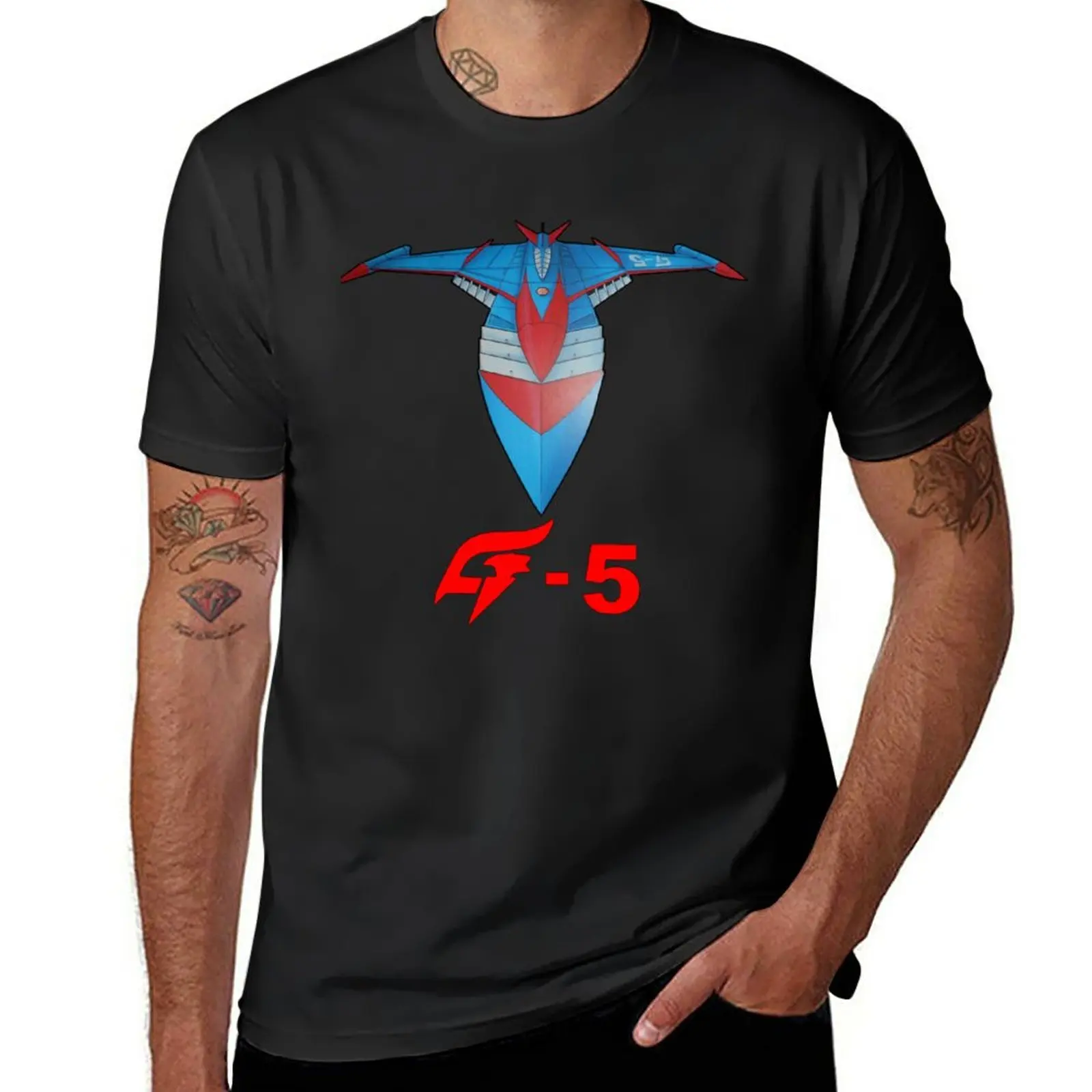 

New Battle of the PlanetsGatchaman God Phoenix G-5 T-Shirt vintage t shirt T-shirt short mens funny t shirts