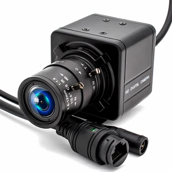 WGWK 4K CMOS POE Telecamera digitale per streaming live 3/4/5/8MP HD Protezione di sicurezza Webcam Industriale Obiettivo varifocale manuale 2.1/5-100mm