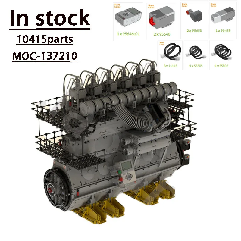 MOC-141272-Stroke Marine Diesel EngineInfrared Version&MOC