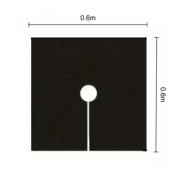 10 pieces of reusable tree weed control and moisturizing cover - non-woven biodegradable tree mat and grassland plastic film 3