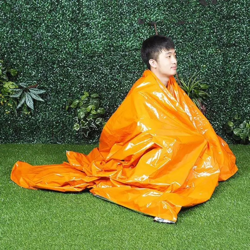 Multifunction Sleeping Bag Thermal Waterproof Reusable Emergency Survival Camping Travel Bags Outdoor Thickening Blanket