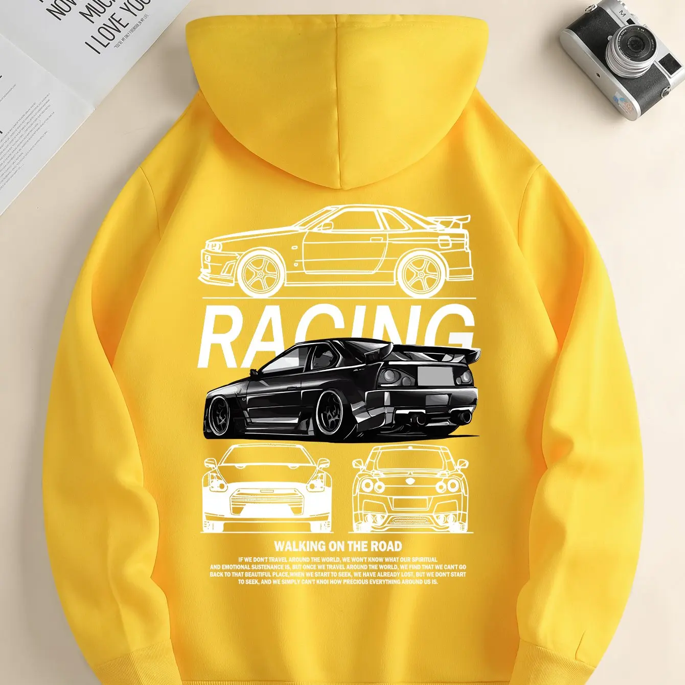 2022: Klassisches, trendiges Kapuzen-Sweatshirt für Herren und Damen im neuen Stil für Herbst und Winter, lässiges Design, sportliches Hemd – Detail 11
