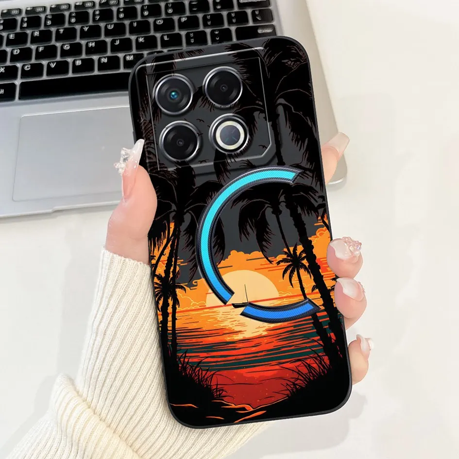 Shockproof Fashion Pattern Soft Silicone Matte Phone Case