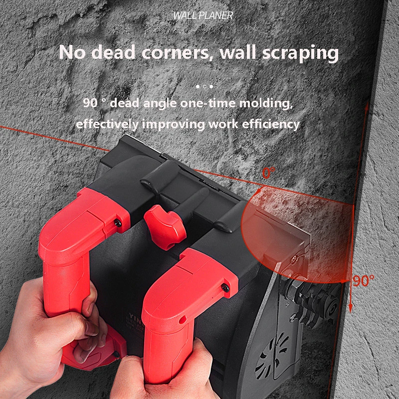 Wall Planer 1180W Wall Shovel Renovation Plane Rough Planer Old Wall Refurbishment Dust-Free Wall Planer 3