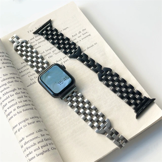 Bullstrap Metal Apple Watch Strap - Silver 44mm | 42mm