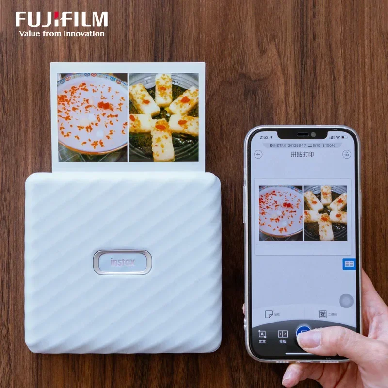 Fujifilm-Imprimante Instax Mini Link, pour smartphone, blanc/rose/bleu,  avec mini film Fuji Instax - AliExpress