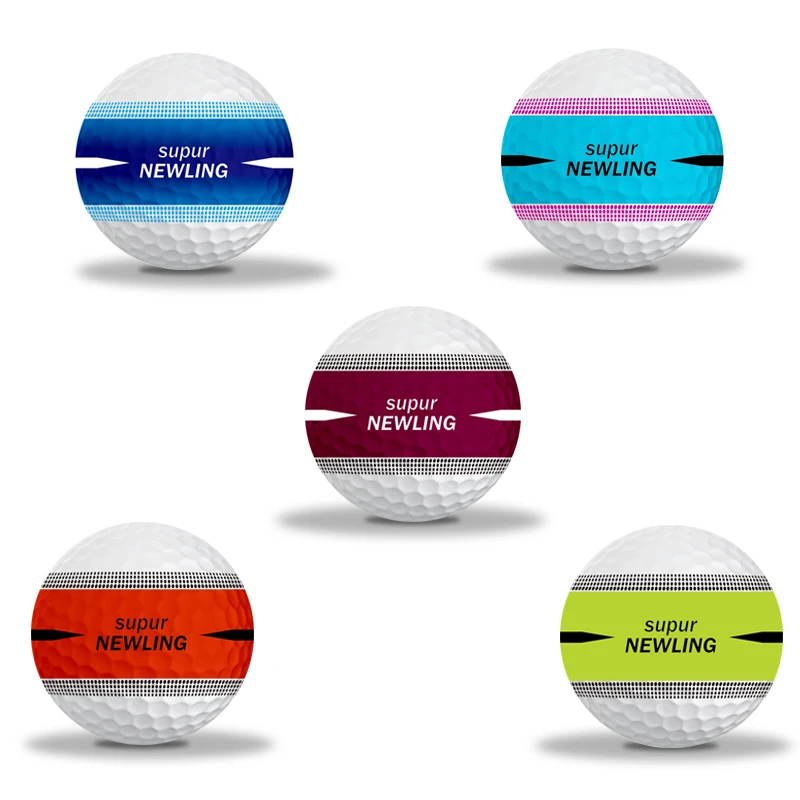 10Pc Golf Ball Supur NEWLING Three Layer UItra Long Game Ball Range