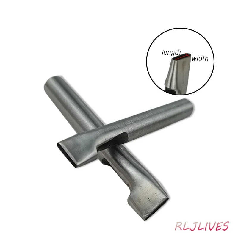 13 Sizes Oval Shape Leather Craft Puncher DIY Leather Hole Punch Maker Chisel Tool Set Belt Watch Banding Punching Tools