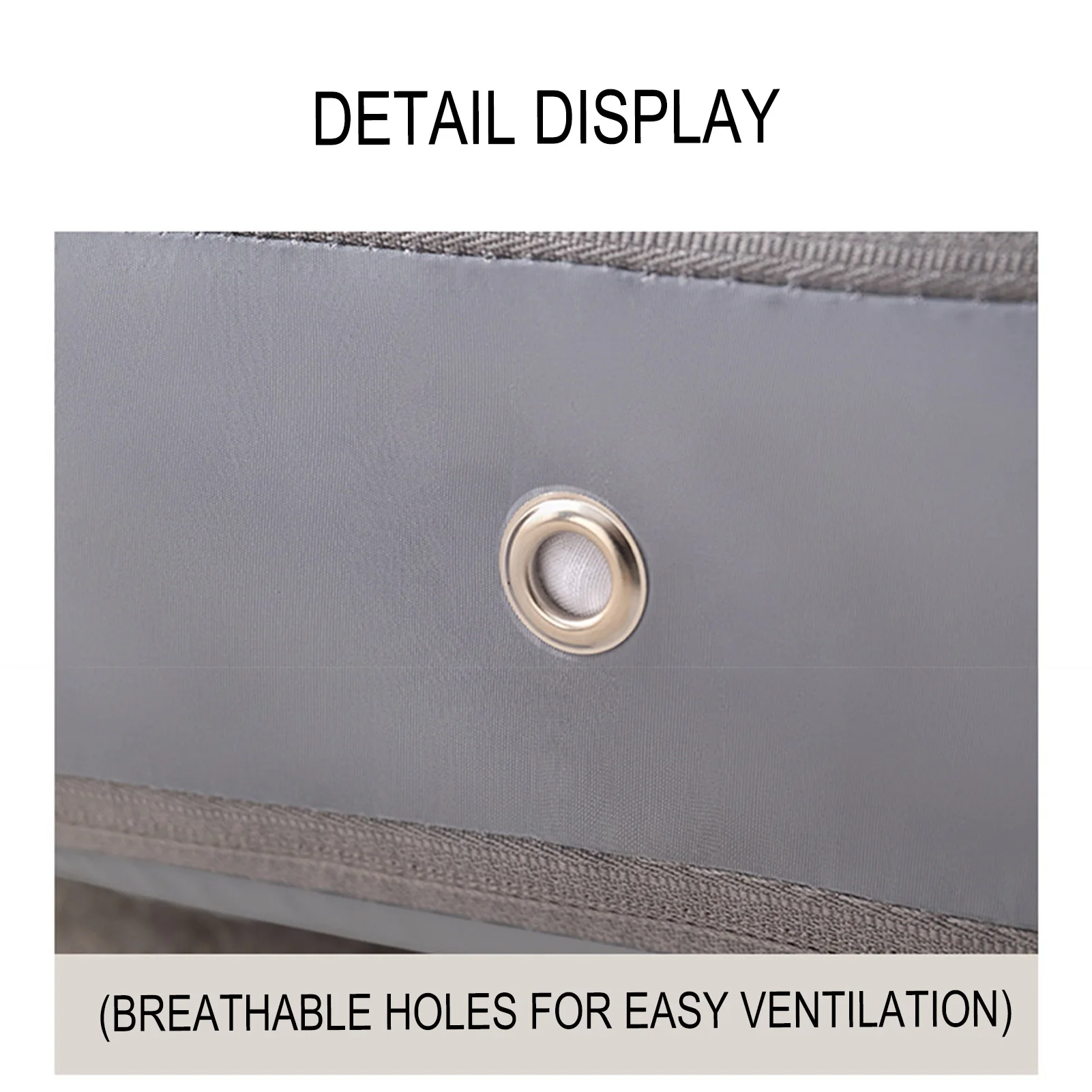 Closet Quilts Organizers and Storage Space Saving Comforters Storage Bag with Breathable Hole for Bedroom Closet Dorm 4