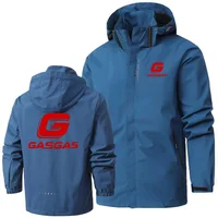 Classic Motorcycles GasGas Jackets Mens Hiking Camping Lightweight Hooded Shell Windbreaker Outerwear Windproof Waterproof Coats 2