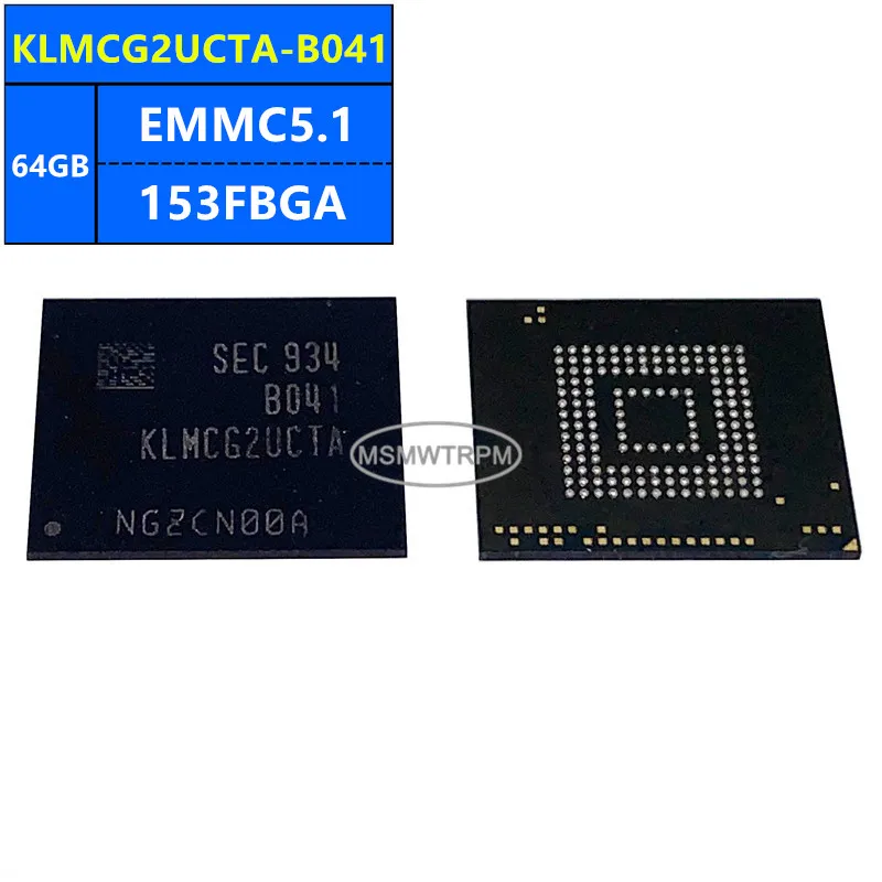 KLMCG2UCTB-B041 KLMCG2UCTA-B041 KLMCG2KETM-B041 EMMC5.1 64GB 153FBGA Memory Chip IC Electronic Components New Original