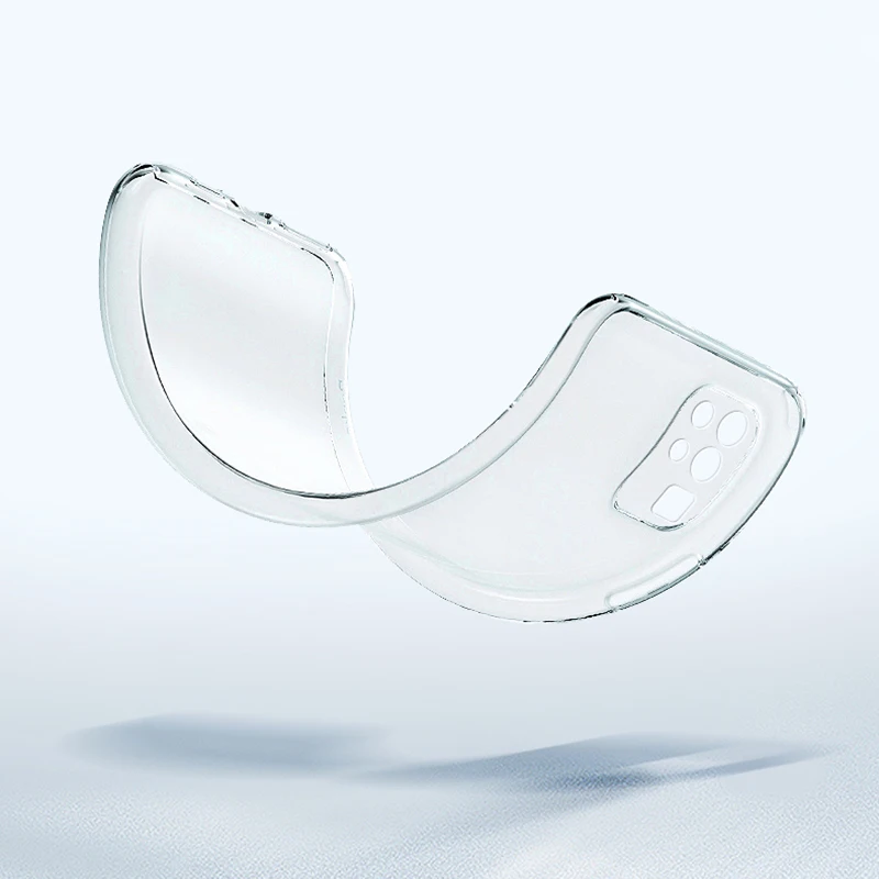 Crystal Clear Soft TPU Phone Case - Sleek Protective Back Cover