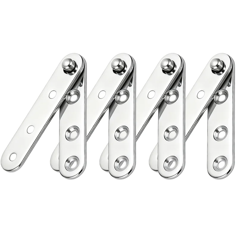 Easy Install 360° Rotating Stainless Steel Invisible Door Hinge