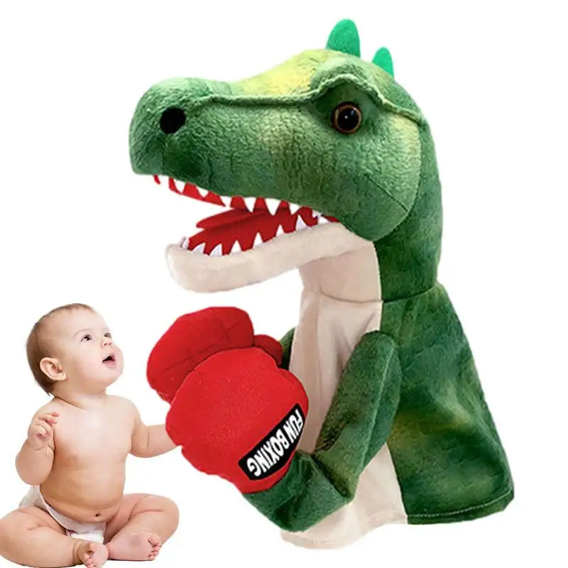 

Dinosaur Hand Puppet Plush Dinosaur Shape Cute Hand Puppet Educational Interactive Early Developmental Toys Funny Kids Toys For