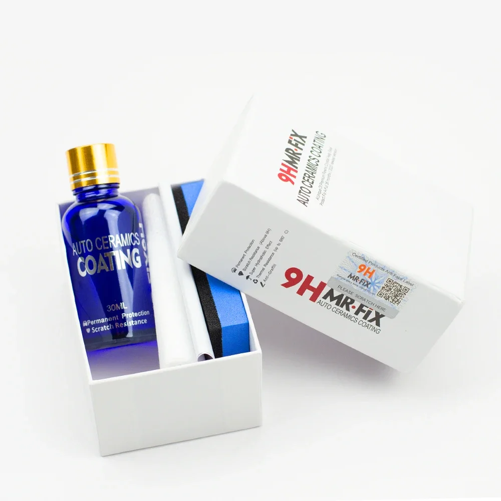 9H Car Hydrofobic Glass Coating Liquid Ceramic Coat Moto Paint Care Anti-Scratch Auto Detailing Glasscoat Car Care Polish