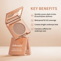 Correcteur de Cernes Hydratant Naturel avec Pinceau – Fond de Teint Neutralisant pour les Cernes et les Zones Sombres sous les Yeux 3