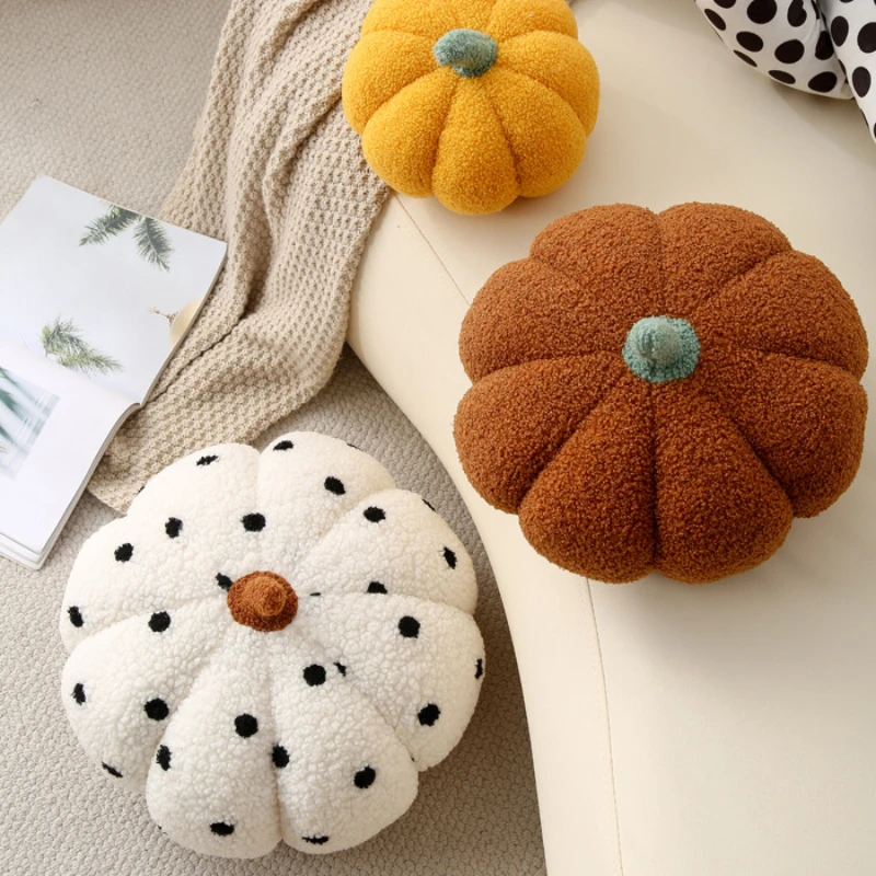 

Pumpkin Pillow Nordic Home Internet Celebrity Sofa Cushion Cute Plush Toy Bedroom Bay Window Gift Small Pillow