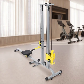 Multifunctional Fitness Rack High Safety Heavy Duty Adjustable Height Home Gym Strength Training Fitness Equipment 3