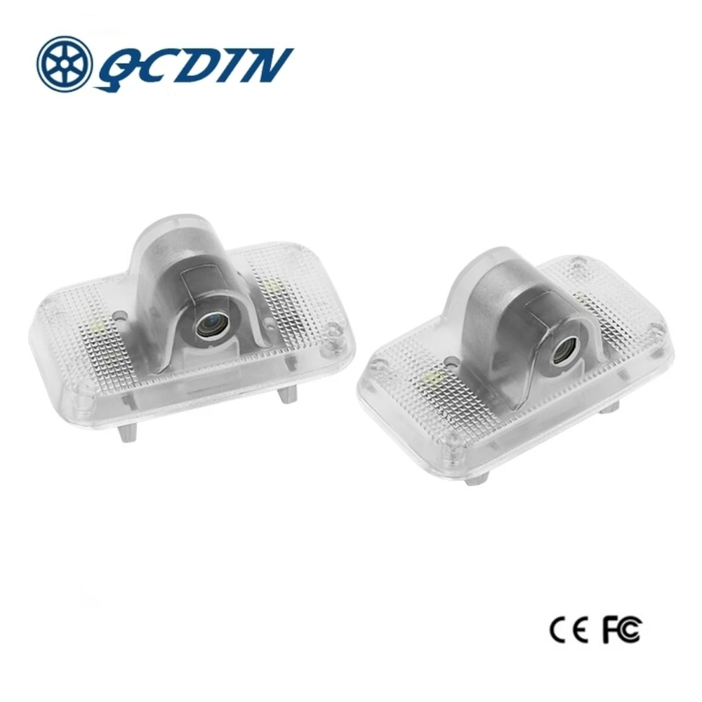 Qcdin Per Renault Samsung Led Luci Per Porte Auto Logo Proiettore Luci Di Benvenuto Sm7 Sm5 Qm5