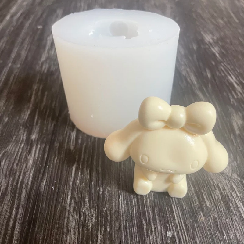 Sanrio Cinnamoroll 3D Silicone Candle Mold Kawaii Diy Handmade Soap Plaster Ice Cube Baking Mold Party Wedding Making Mold Gift 5