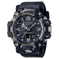 Sports Electronics Unisex Watch LED Auto Hand Lifting Light Compass World Time Large Dial GWG Big Muddy King II Oak Series 2