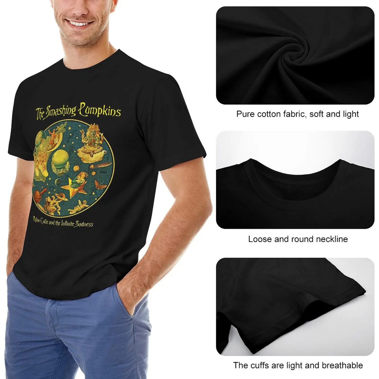 The Smashing Pumpkins T-Shirt Hip Hop T Shirts Short Sleeve