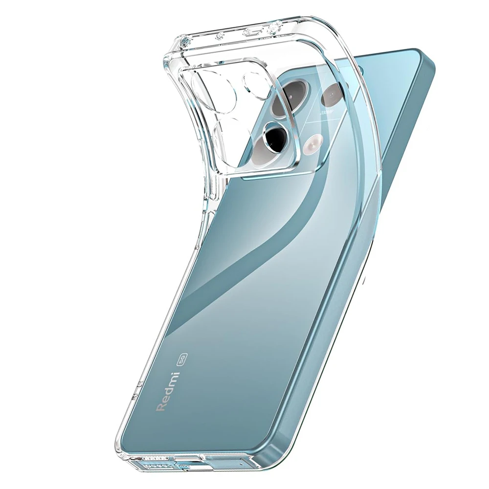 Ultra Thin Silicone Soft Shockproof Transparent Clear Back Cover