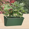 1pc Home Garden Plant Pot DIY Wall Flower Pot Container Wall Hanging Vertical Green Plastic Planting Box 4